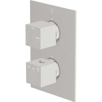 Vodovodní baterie Steinberg 160 - Termostatická baterie pod omítku pro 2 spotřebiče, kartáčovaný nikl 160 4133 3 BN