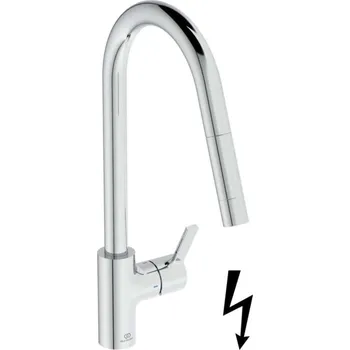 Ideal Standard Gusto - Dřezová baterie s výsuvnou koncovkou, chrom BD415AA