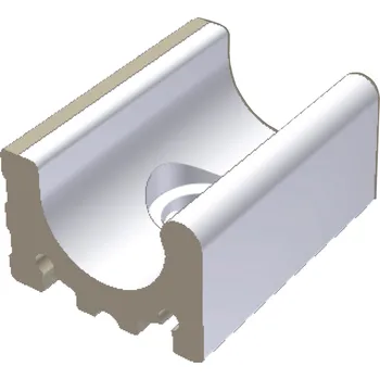 Stavební materiál RAKO Pool - Přelivová hrana bílá 20x15, XPD54023