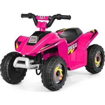 Dětské elektrovozidlo Dětské elektrické auto TY327787DE-PI, 2,8-4,6 km/h, do 30 kg, růžové - A COSTWAY