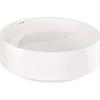Umyvadlo Kludi Resa R - Umyvadlo na desku, průměr 40 cm, lesklá bílá 58CW1043