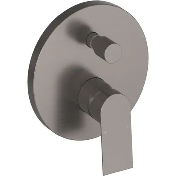 Ravak Plan - Baterie pod omítku, pro 2 spotřebiče, kartáčovaný grafit X070656