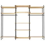 AR SHELVING Regálový systém »DECO« se 2 šatními skříněmi