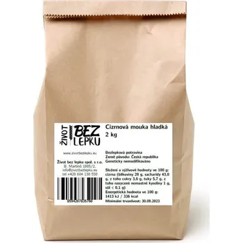Mouka Život bez lepku Cizrnová mouka hladká 2 kg