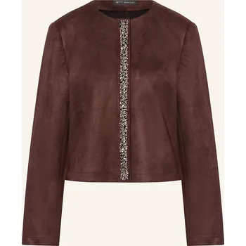 Betty Barclay Dámské Sako S Ozdobnými Kameny, tmavě hnědá, 40