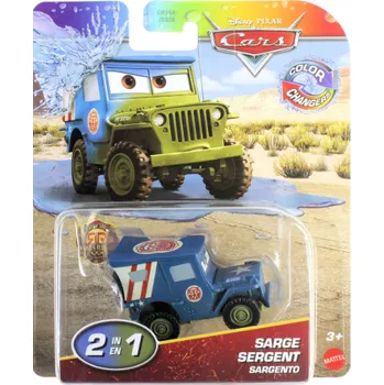 auto na autodráhu Disney Cars Color Changer Sarge