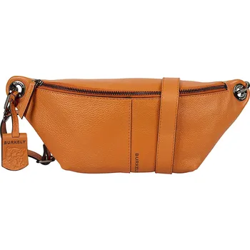 Ledvinka Dámská kožená ledvinka Burkely Maxima - oranžová
