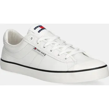 Pánské tenisky Tenisky Tommy Jeans VULCANIZED BUMPER EM0EM01545 bílá 00X, EUR 43