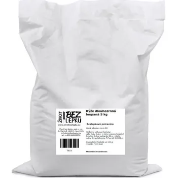 Rýže Život bez lepku Rýže dlouhozrnná bílá 5 kg