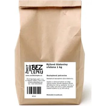 Příloha Život bez lepku LUCKA rýžové těstoviny vřetena 1 kg