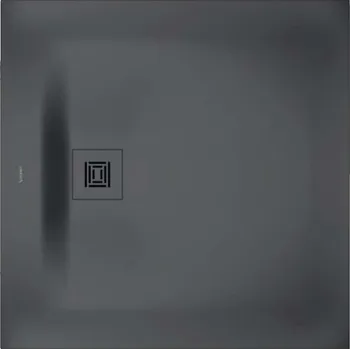 Sprchová vanička Duravit Sustano - Sprchová vanička, 90x90 cm, DuraSolid, matná tmavě šedá 720271650000000