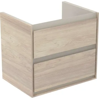 Nábytek Ideal Standard Connect Air - Umyvadlová skříňka 58x41x52 cm, světlé dřevo/matný světle hnědý lak E1605UK