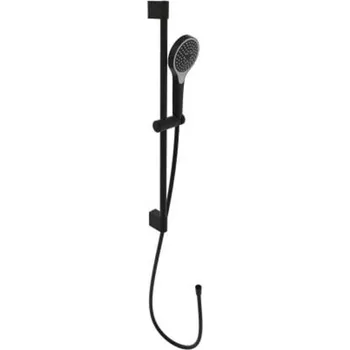 Sprchový set Villeroy & Boch Verve Showers - Set sprchové hlavice, tyče a hadice, 3 proudy, matná černá TVS109007UK0K5