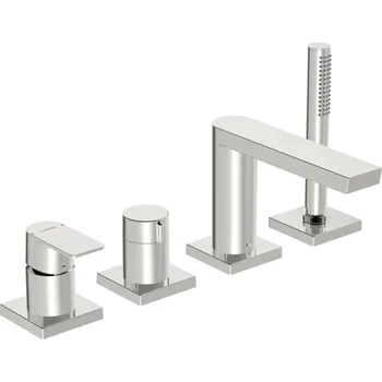 Vodovodní baterie Hansa Stela - Baterie na okraj vany, 4-otvorová instalace, chrom 57302473