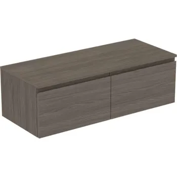 Nábytek Ideal Standard Finesse - Umyvadlová skříňka, 120x51x38 cm, 2 zásuvky, Dark Elm E3436UR