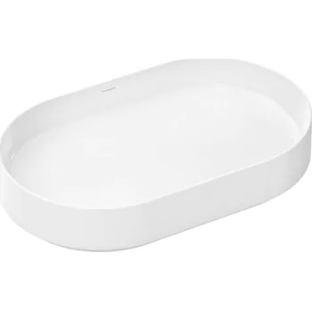 Hansgrohe Xuniva Evo U - Umyvadlo na desku, 65x40 cm, bez přepadu, bez otvoru pro baterii, bílá 60325450