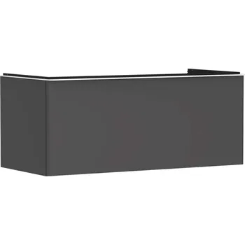 Koupelnový nábytek Hansgrohe Xelu Q - Umyvadlová skříňka, 50x118x55 cm, 1 zásuvka, matná šedá/matná bílá 54063700