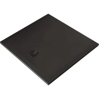 Kludi Terra - Sprchová vanička 90x90 cm, matná černá 09DW0939