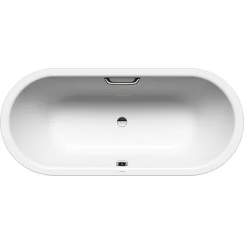 Vana Kaldewei Ambiente - Vana Classic Duo Oval 112, 160x70 cm, s otvory pro madlo, bílá 291310110001
