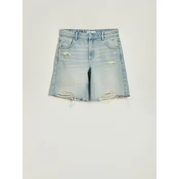 Oblečení a móda Ošoupané džínové kraťasy - 34 - House - modrý - 330EQ-05J