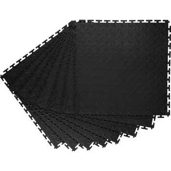 Protiskluzová podložka VEVOR Protiskluzové dlaždice do garáže 8 ks 51,3 x 0,5 cm