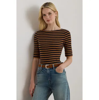 Dámská halenka Halenka Lauren Ralph Lauren 200980041 hnědá 88X, vel. XS