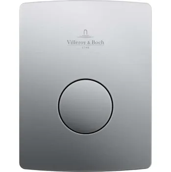 Splachovací tlačítko Villeroy & Boch ViConnect - Pneumatické ovládání splachování pisoáru 100SU, matný chrom 92194469