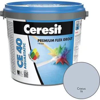 Spárovací hmota Ceresit CE 40 AQUASTATIC PREMIUM FLEX FUGA 79 Crocus 2kg, KS.05360