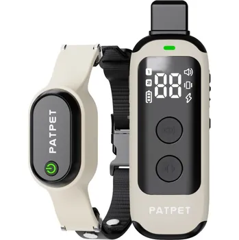 elektrický obojek Patpet 681 bílý/šedý