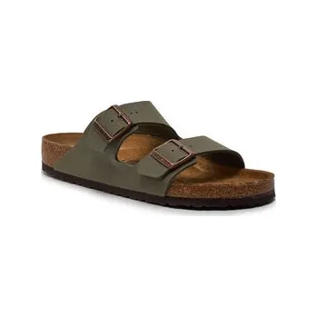 Dámské pantofle Birkenstock Nazouváky Arizona Birko-Flor nubuk 0151211 Šedá 42