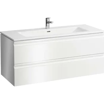 Umyvadlo Laufen Pro S - Skříňka s umyvadlem, 120x55x50 cm, 2 zásuvky, matná bílá H8619674631041