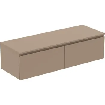 Nábytek Ideal Standard Finesse - Umyvadlová skříňka, 140x51x38 cm, 2 zásuvky, Dark Elm E3432UR