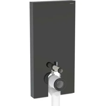 Geberit Monolith - Sanitární modul pro stojící WC, 101 cm, boční přívod vody, černá 131.003.SJ.6