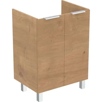 Koupelnový nábytek Ideal Standard Eurovit+ - Umyvadlová skříňka, 84x60x44 cm, 2 dvířka, panty L/P, dub R0258Y8