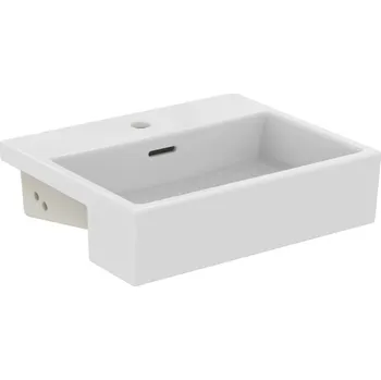 Umyvadlo Ideal Standard Extra - Umyvadlo polozápustné, 50x42 cm, s přepadem, otvor pro baterii, bílá T373501