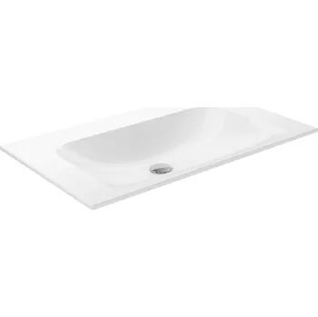 Umyvadlo Keuco Plan - Umyvadlo 81x49 cm, bez přepadu, bez otvoru pro baterii, CleanPlus, bílá 32960318000