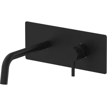 Vodovodní baterie Paffoni Light - Baterie pod omítku s tělesem, černá mat LIG104NO