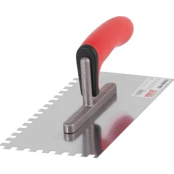 Zednické hladítko Hladítko Strend Pro Premium BRAVO RED SoftHand, , 270x130 mm, 0,7 mm, e4 mm, nerez 216991