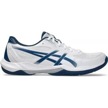 Moto obuv Pánská halová obuv ASICS-Gel Rocket 12 M white/mako blue Bílá 42