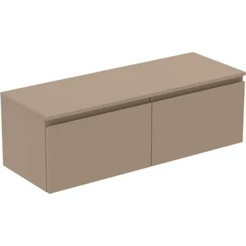 Nábytek Ideal Standard Finesse - Umyvadlová skříňka, 120x44x39 cm, 2 zásuvky, Matt Greige E3425UP