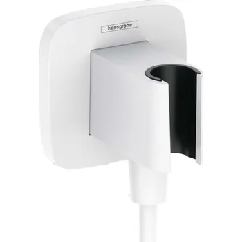 Hansgrohe Fixfit - Sprchové kolínko s držákem, matná bílá 26887700
