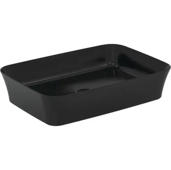 Ideal Standard Ipalyss - Umyvadlo na desku, 55x38 cm, bez přepadu, matná černá E2076V3