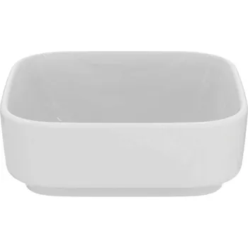 Umyvadlo Ideal Standard i.Life B - Umyvadlo na desku 38x38 cm, bez přepadu, bez otvoru pro baterii, bílá T573001