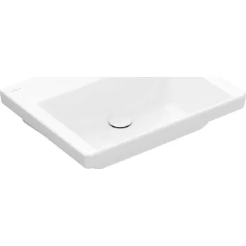 Umyvadlo Villeroy & Boch Subway 3.0 - Umyvadlo nábytkové 60x47 cm, bez přepadu, bez otvoru pro baterii, CeramicPlus, Stone White 4A706FRW