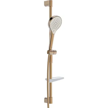 Sprchový set Hansa Viva - Set sprchové hlavice, tyče a hadice, 3 proudy, broušený bronz 4416021081