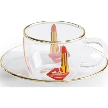 Seletti, Šálek Toiletpaper Tongue s podšálkem - Formadore