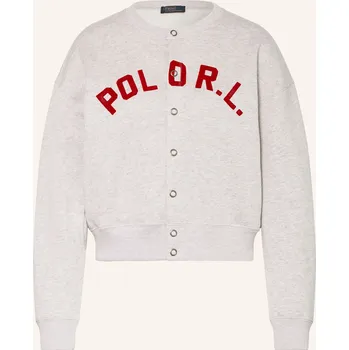 Dámská mikina Polo Ralph Lauren Dámská Mikina, světle šedá / červená, 36