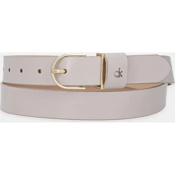 Opasek Kožený pásek Calvin Klein LV04F7039G béžová 02X, vel. 75