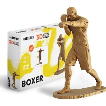 Puzzle Cartonic 3D PUZZLE - BOXER, 194 dílků, LEVEL4 g510067
