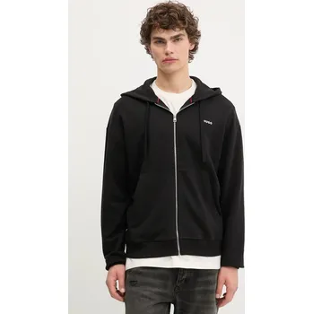 Pánská mikina Bavlněná mikina HUGO Dapozip 50548651 černá 99X, vel. M